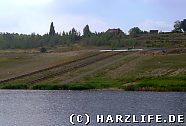 Ufer des Concordia-Sees bei Nachterstedt vor dem verheerenden Erdrutsch
