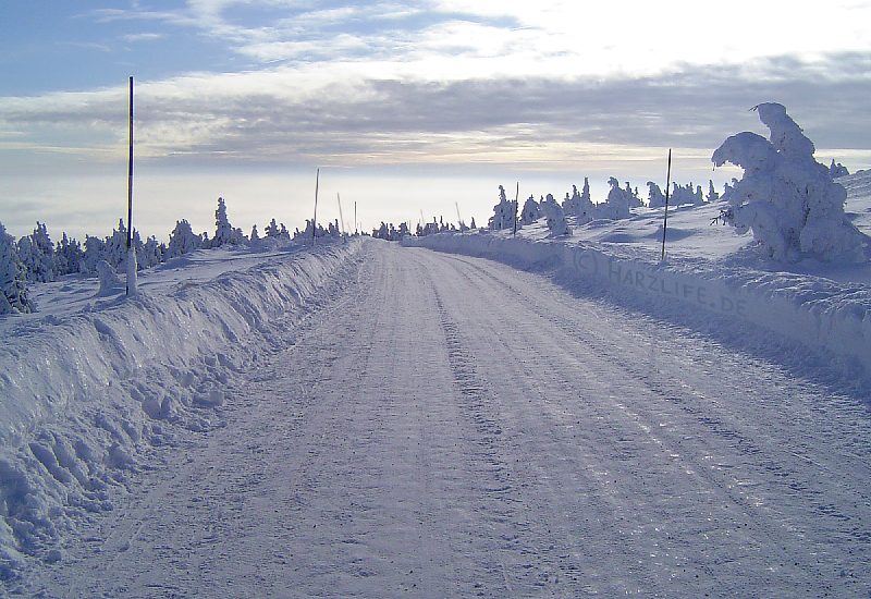 Winter im Harz - Die winterliche Brockenstraße
