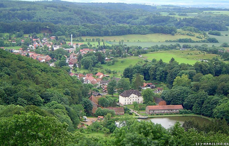 Burgruine Hohnstein - Blick auf Neustadt