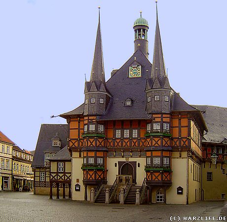 Das Rathaus von Wernigerode