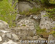 Mauerreste auf der Oberburg