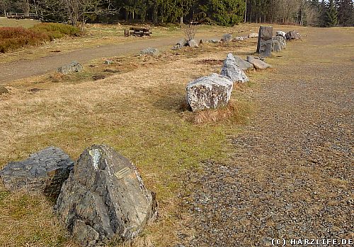 Gesteinskunde-Lehrpfad bei St. Andreasberg