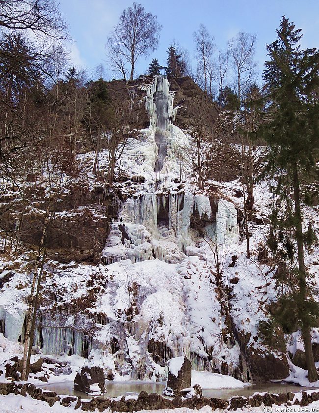 Romkerhaller Wasserfall im Winter