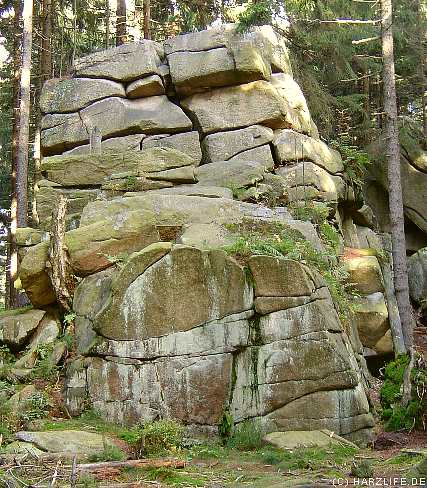 Die Mäuseklippe bei Schierke