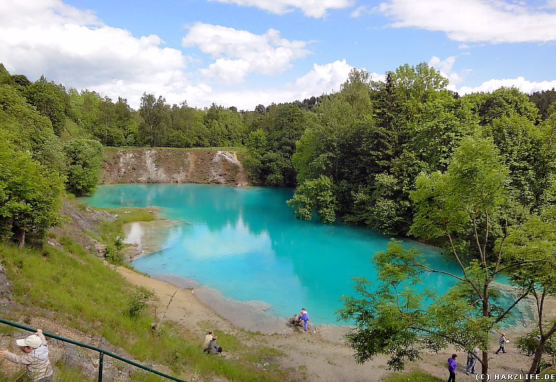 Der Blaue See ist ein beliebtes Ausflugsziel