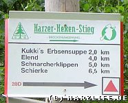 Wegweiser zur Erbsensuppe