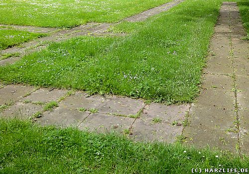 ehemaliger Verlauf des Kreuzganges des Klosters Pöhlde