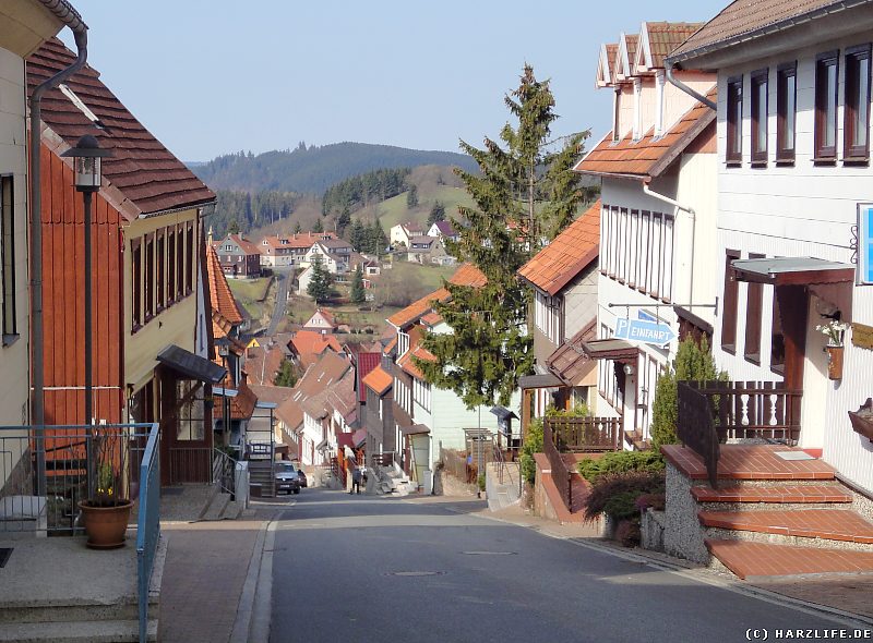 Die steilste Straße im Harz in St. Andreasberg