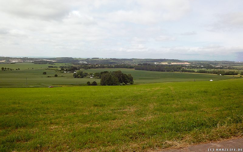 Blick von Sülzhayn in Richtung Ellrich