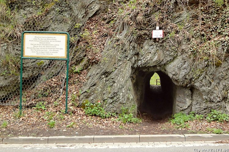 Der Tunneldurchgang zum Wilhelmsblick