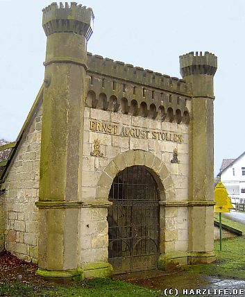 Das Mundloch des Ernst-August-Stollens in Gittelde