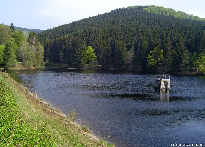 Blick über die Sösevorsperre