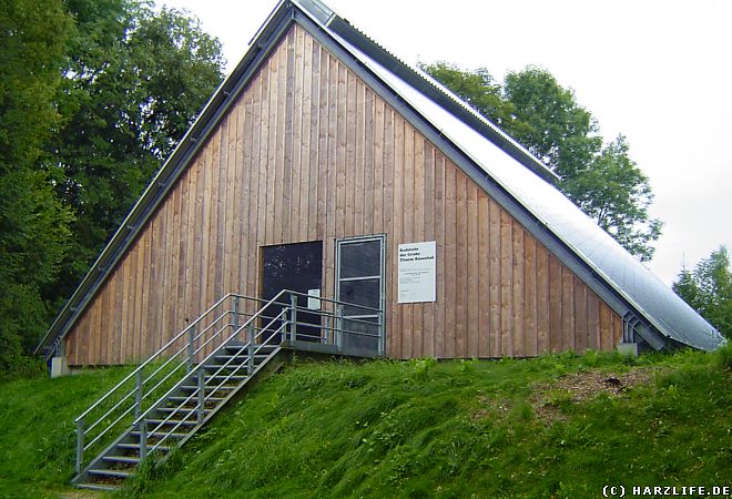 Die Radstube der Grube Thurm Rosenhof in Clausthal-Zellerfeld