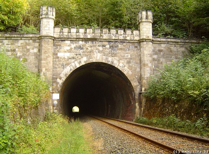 Tunnelportal des Eisenbahntunnels im Naturschutzgebiet Itelteich Das Tunnelportal des Eisenbahntunnels durch das Himmelreich