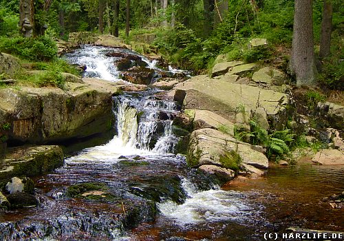 Der Untere Bodewasserfall