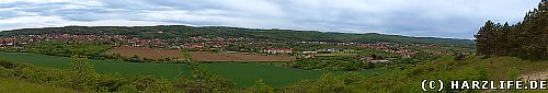 Blick vom Bückeberg auf Gernrode