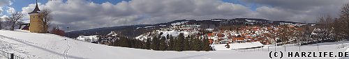 Blick vom Glockenberg auf St. Andreasberg